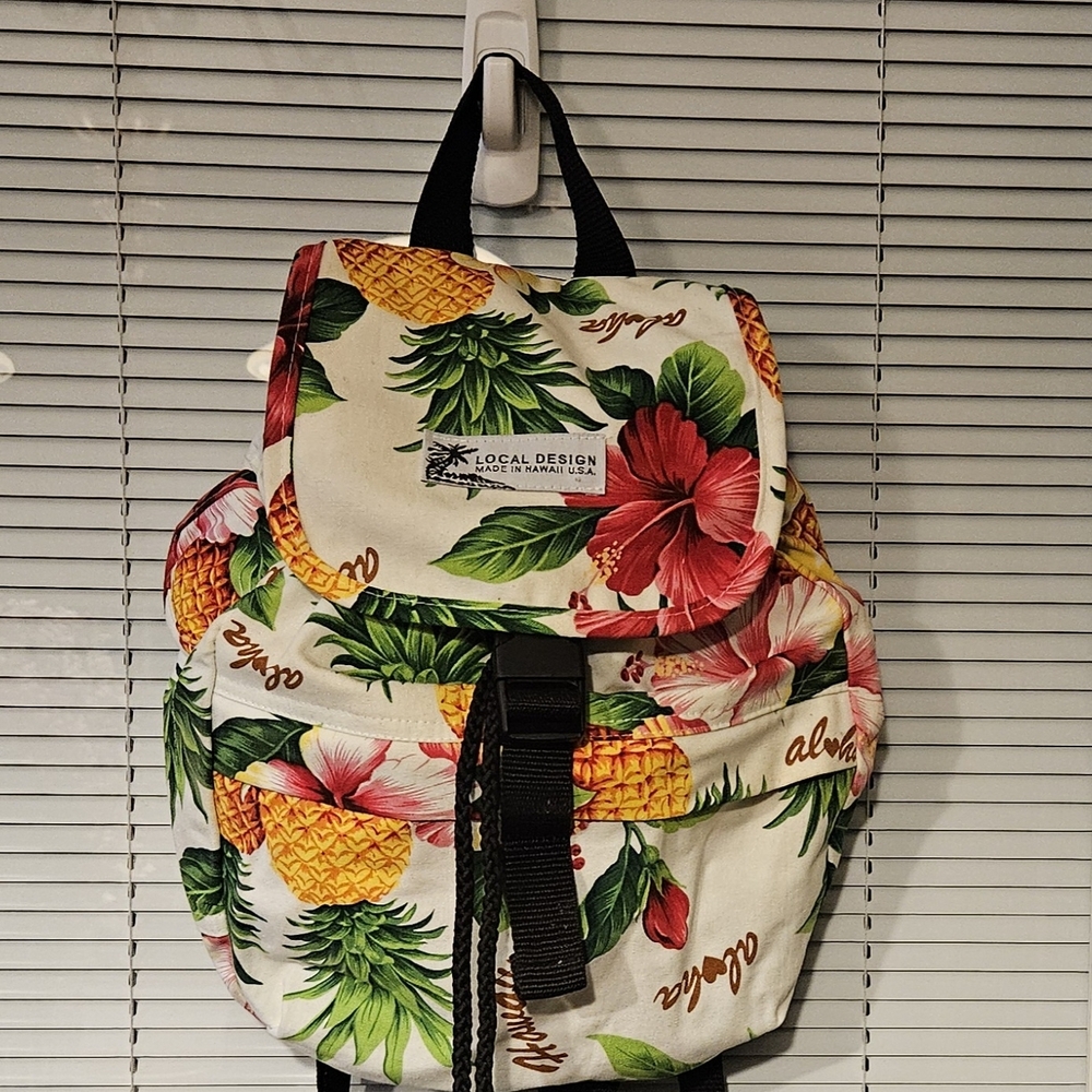 Tropical Floral Backpack by Local Design
